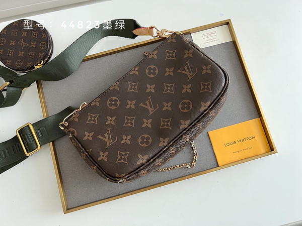 ルイヴィトンバッグ側面デザイン